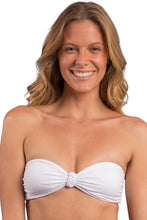 Załaduj obraz do przeglądarki galerii, Gallery: Rio De Sol Top Bikini Top Bora-White Bandeau-Joy
