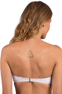 Image 07: Rio De Sol Top Bikini Top Bora-White Bandeau-Joy