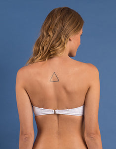Image 09: Rio De Sol Top Bikini Top Bora-White Bandeau-Joy