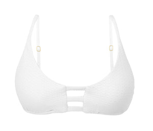 Product Front: Rio De Sol Top Bikini Top Bora-White Bra-Trio
