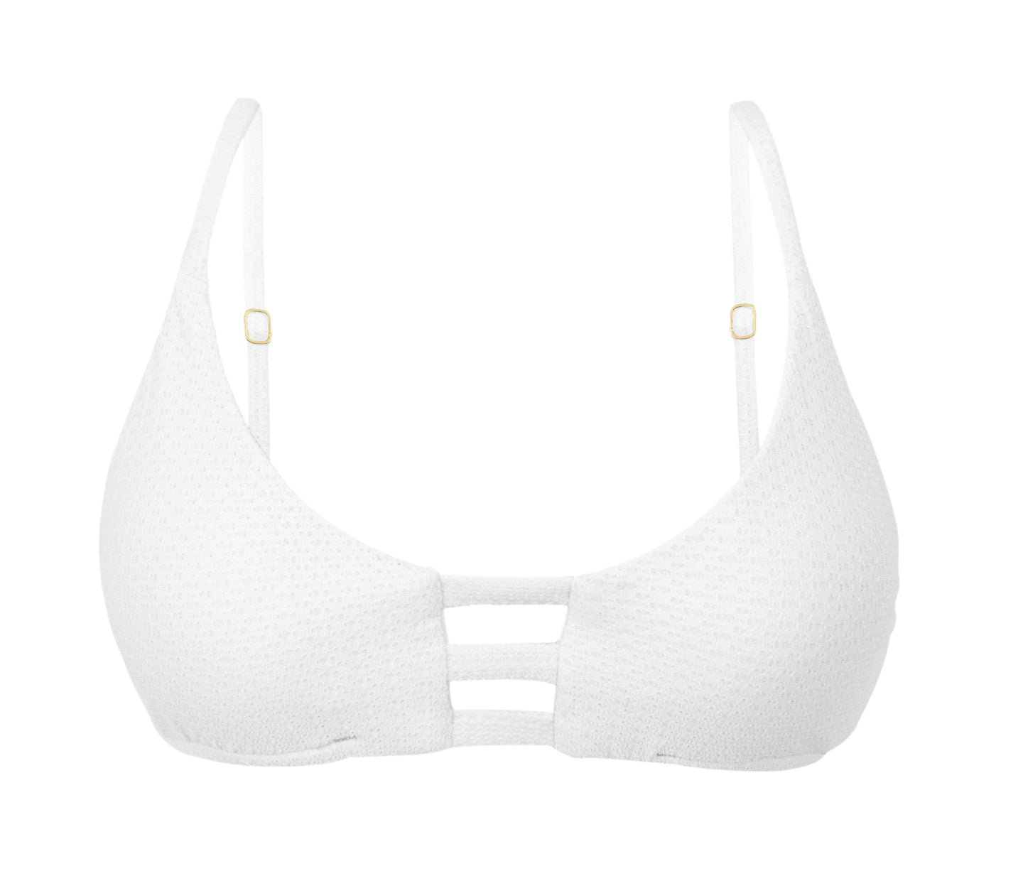 Product Front: Rio De Sol Top Bikini Top Bora-White Bra-Trio