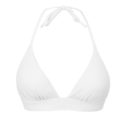 Product Front: Rio De Sol Top Bikini Top Bora-White Tri-Cos