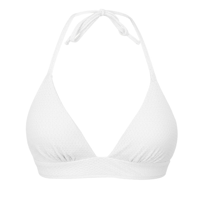 Product Front: Rio De Sol Top Bikini Top Bora-White Tri-Cos