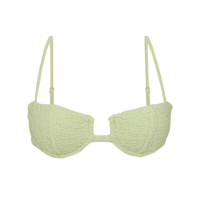 Product Front: Rio De Sol Top Bikini Top Brisa-Pistache Juliette