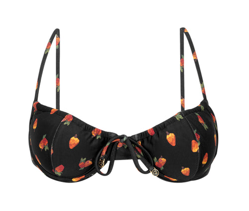 Product Front: Rio De Sol Top Bikini Top Cashew Balconet-Tie