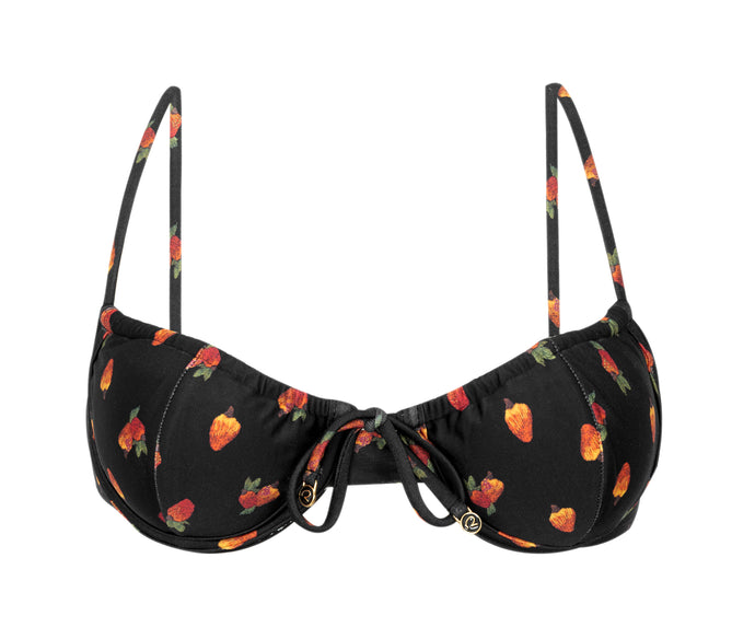 Product Front: Rio De Sol Top Bikini Top Cashew Balconet-Tie