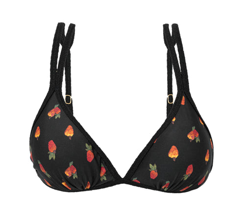 Product Front: Rio De Sol Top Bikini Top Cashew Tri-Duo