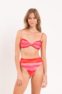 Model Front: Rio De Sol Top Bikini Top Cher Bandeau-Joy