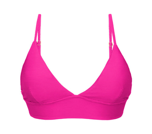 Product Front: Rio De Sol Top Bikini Top Cotele-Amaranto Tri-Tank