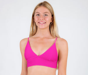 Gallery: Rio De Sol Top Bikini Top Cotele-Amaranto Tri-Tank
