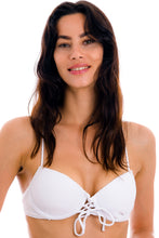 Załaduj obraz do przeglądarki galerii, Gallery: Rio De Sol Top Bikini Top Cotele-Branco Balconet-Pushup
