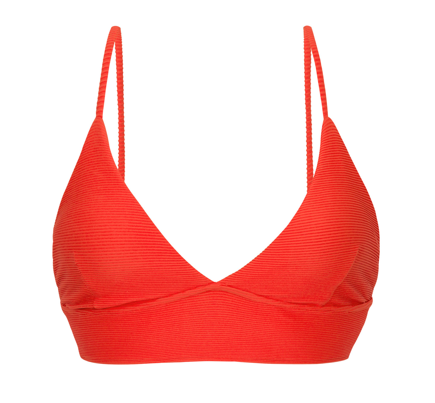 Product Front: Rio De Sol Top Bikini Top Cotele-Tomate Tri-Tank