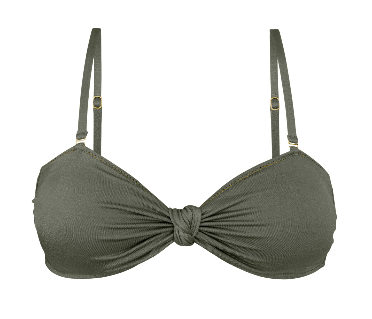 Product Front: Rio De Sol Top Bikini Top Croco Bandeau-Joy