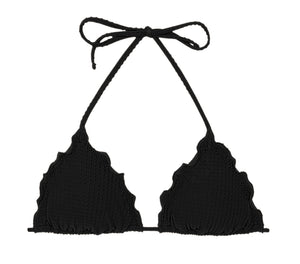 Product Front: Rio De Sol Top Bikini Top Dots-Black Frufru