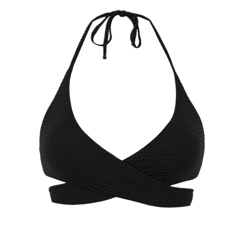 Product Front: Rio De Sol Top Bikini Top Dots-Black Kate