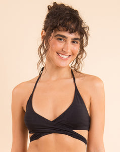 Image 10: Rio De Sol Top Bikini Top Dots-Black Kate