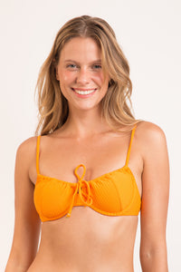 Gallery: Rio De Sol Top Bikini Top Dots-Mango Balconet-Tie