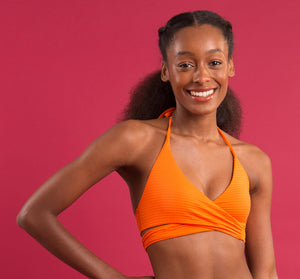 Image 10: Rio De Sol Top Bikini Top Dots-Orange Kate