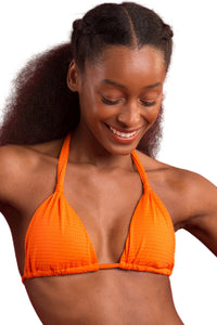 Gallery: Rio De Sol Top Bikini Top Dots-Orange Mel