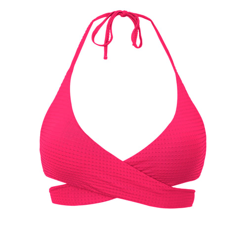 Product Front: Rio De Sol Top Bikini Top Dots-Virtual-Pink Kate