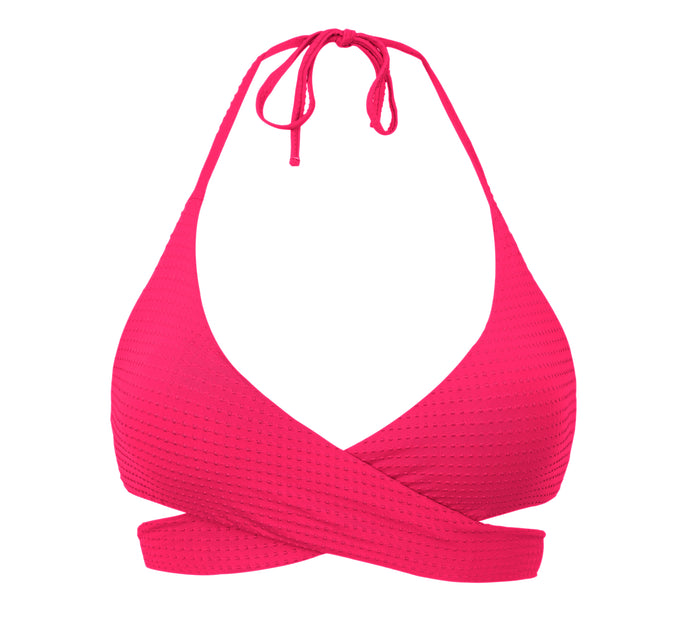 Product Front: Rio De Sol Top Bikini Top Dots-Virtual-Pink Kate