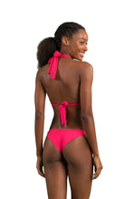 Załaduj obraz do przeglądarki galerii, Model Back: Rio De Sol Top Bikini Top Dots-Virtual-Pink Mel
