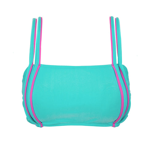 Product Front: Rio De Sol Top Bikini Top Duo Pink Blue