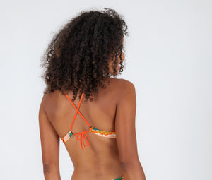 Image 07: Rio De Sol Top Bikini Top El-Arco Bralette-Orange