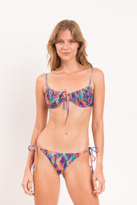 Model Front: Rio De Sol Top Bikini Top Euphoria Balconet-Tie