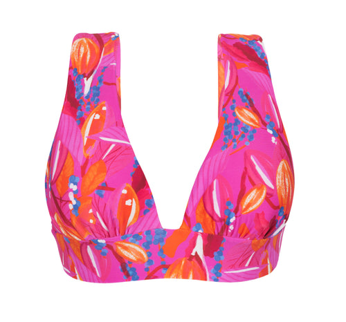 Product Front: Rio De Sol Top Bikini Top Flavors Halter-Marina