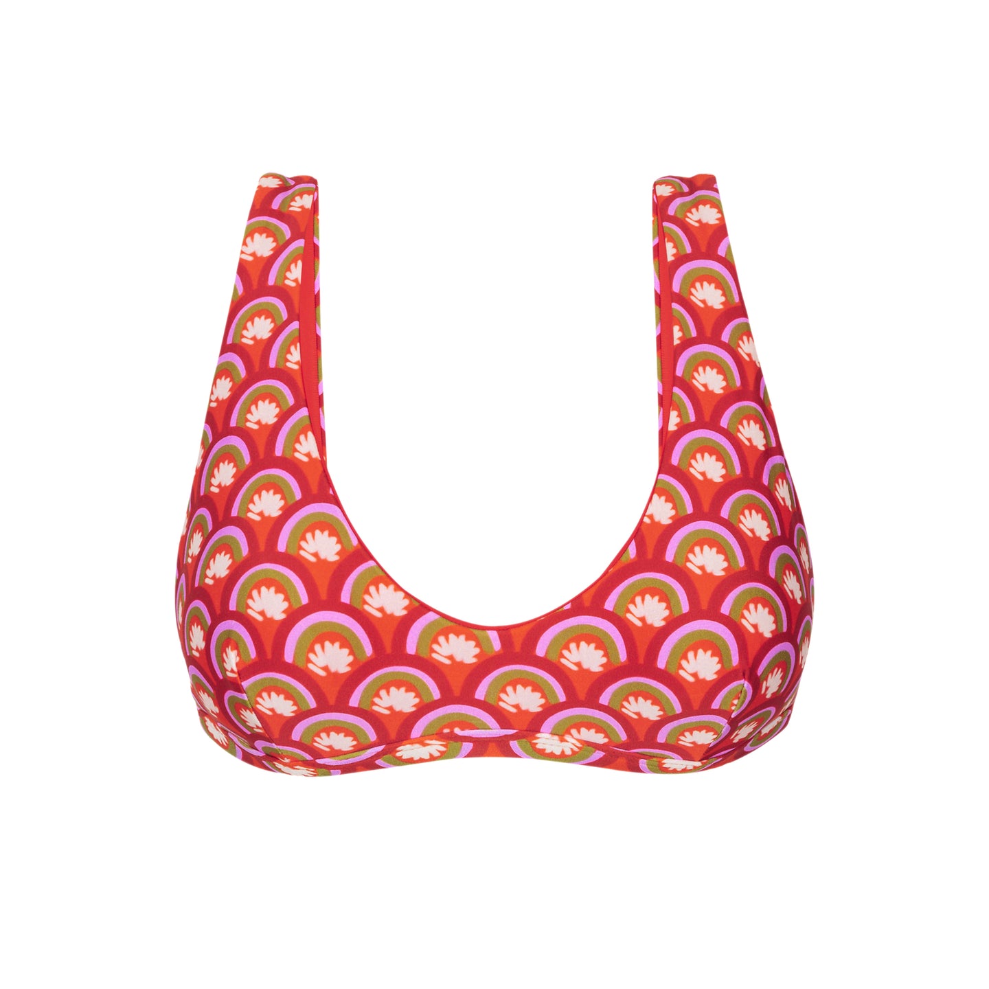 Product Front: Rio De Sol Top Bikini Top Floral-Scales Hera