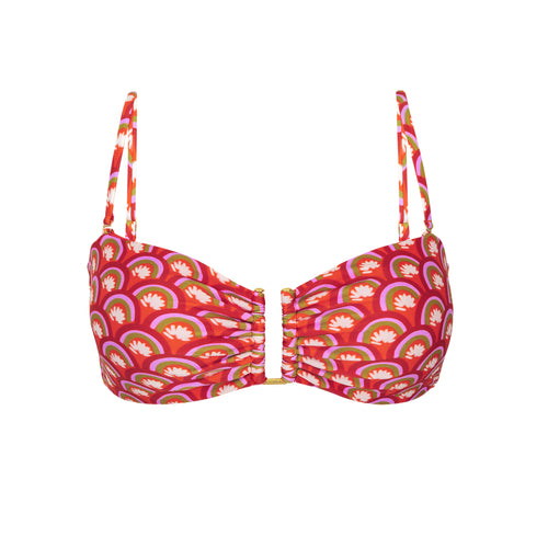 Product Front: Rio De Sol Top Bikini Top Floral-Scales Sara