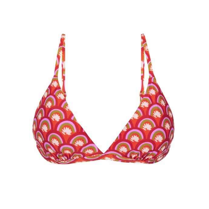 Product Front: Rio De Sol Top Bikini Top Floral-Scales Tri-Fixo