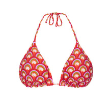 Załaduj obraz do przeglądarki galerii, Product Front: Rio De Sol Top Bikini Top Floral-Scales Tri-Inv

