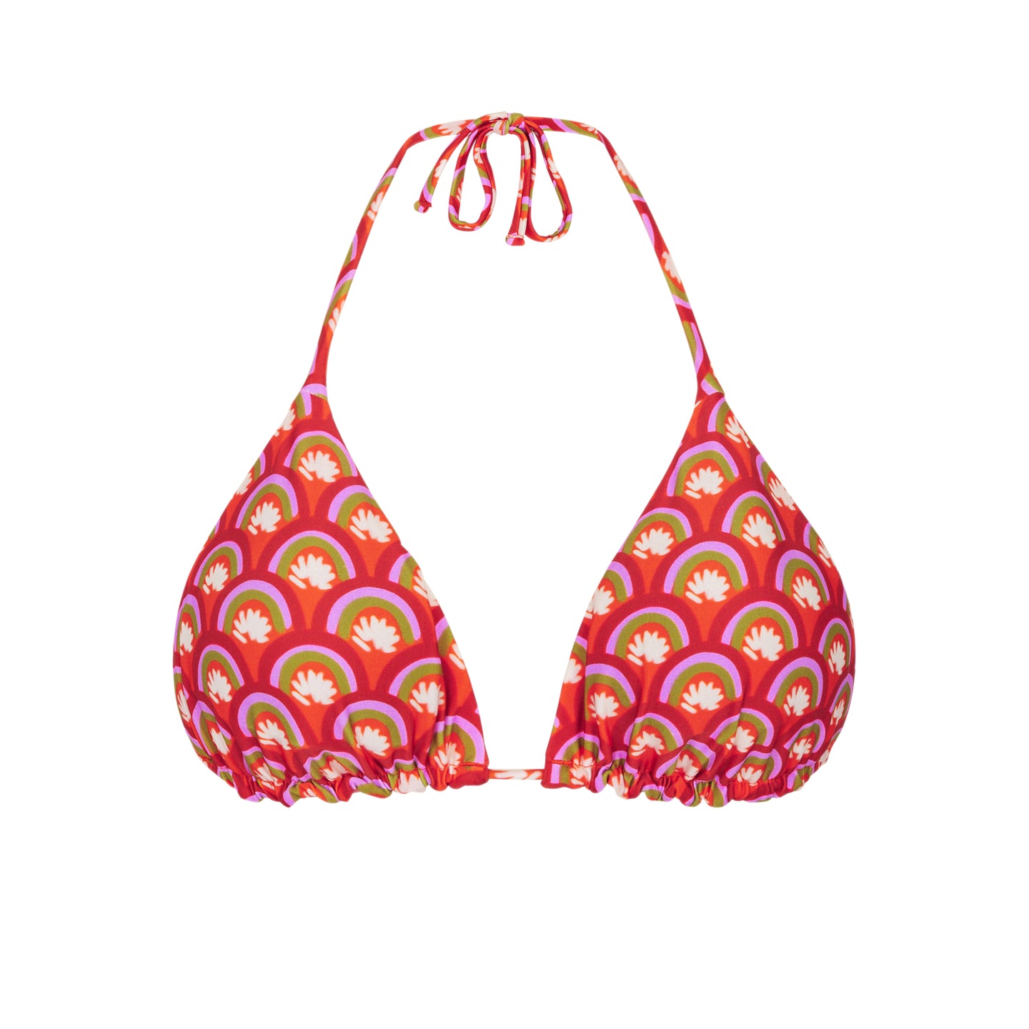 Product Front: Rio De Sol Top Bikini Top Floral-Scales Tri-Inv