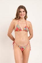 Załaduj obraz do przeglądarki galerii, Image 07: Rio De Sol Top Bikini Top Floral-Scales Tri-Inv

