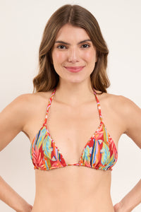 Image 08: Rio De Sol Top Bikini Top Floral-Scales Tri-Inv