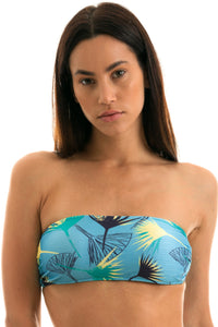 Gallery: Rio De Sol Top Bikini Top Flower Geometric Reto