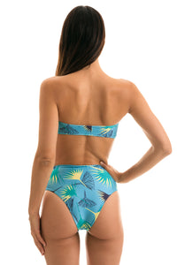 Model Back: Rio De Sol Top Bikini Top Flower Geometric Reto