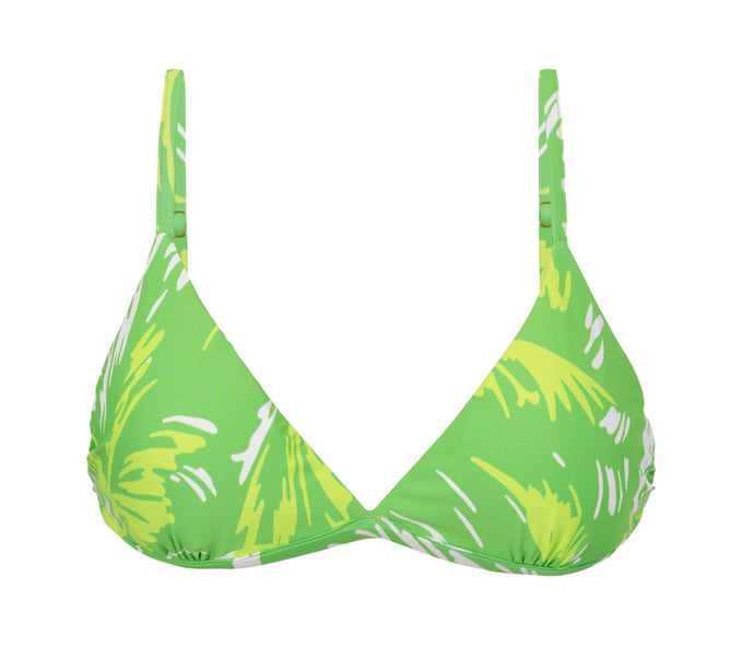 Product Front: Rio De Sol Top Bikini Top Green-Palms Tri-Fixo