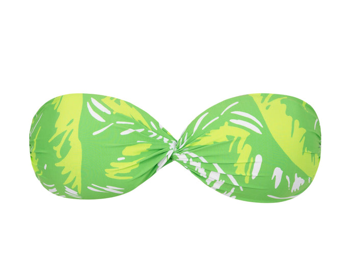 Product Front: Rio De Sol Top Bikini Top Green-Palms Twist