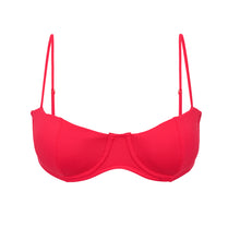 Załaduj obraz do przeglądarki galerii, Product Front: Rio De Sol Top Bikini Top Hibiscus Coral
