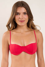 Załaduj obraz do przeglądarki galerii, Gallery: Rio De Sol Top Bikini Top Hibiscus Coral
