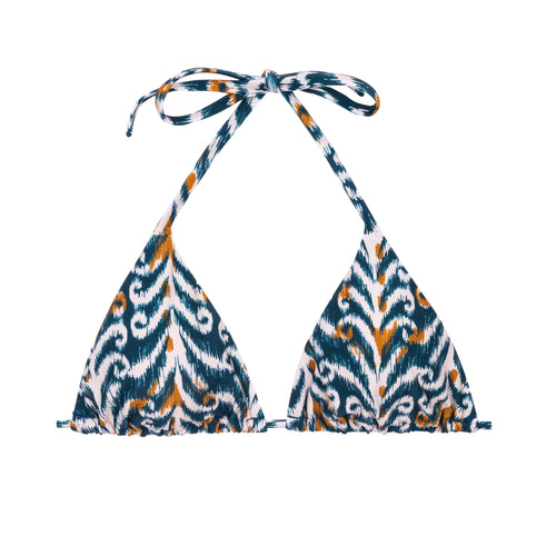 Product Front: Rio De Sol Top Bikini Top Ikat Tri-Inv