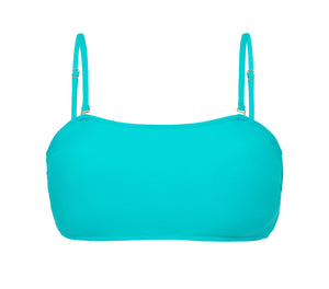 Product Front: Rio De Sol Top Bikini Top Jade Bandeau-Reto
