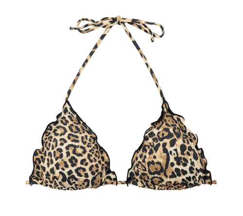 Product Front: Rio De Sol Top Bikini Top Leopardo Tri