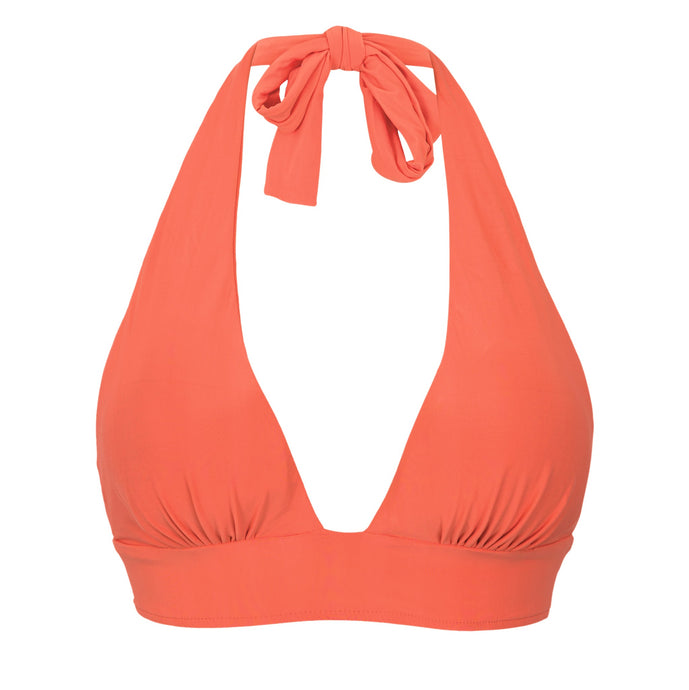Product Front: Rio De Sol Top Bikini Top Light-Peach Halter-Cos