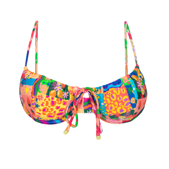 Product Front: Rio De Sol Top Bikini Top Love-Trip Balconet-Tie