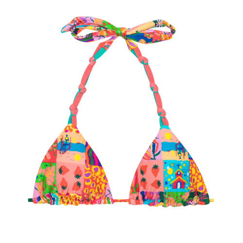 Product Front: Rio De Sol Top Bikini Top Love-Trip Tri-Rev