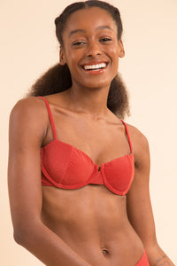 Image 09: Rio De Sol Top Bikini Top Malibu-Chili Balconet